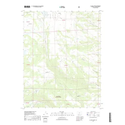 2019 Map of La Jara Canyon, 2019 Print