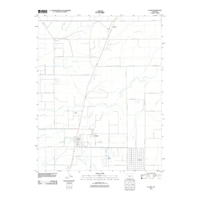 2010 Map of La Jara, 2010 Print
