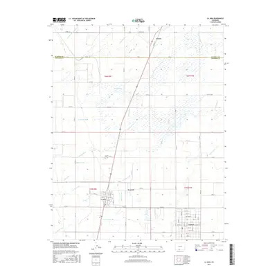 2016 Map of La Jara, 2016 Print