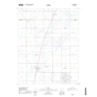 2019 Map of La Jara, 2019 Print