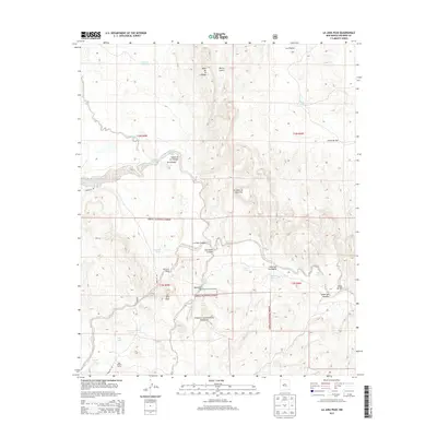 2013 Map of La Jara Peak, 2013 Print