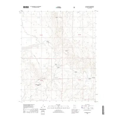 2020 Map of La Jara Peak, 2020 Print