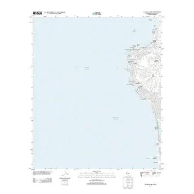 2012 Map of La Jolla OE W, 2012 Print