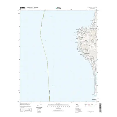 2015 Map of La Jolla OE W, 2015 Print