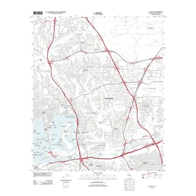 2012 Map of La Jolla, 2012 Print