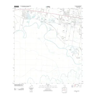 2013 Map of La Joya, 2013 Print