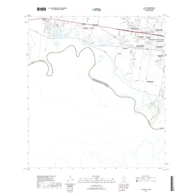 2019 Map of La Joya, 2019 Print