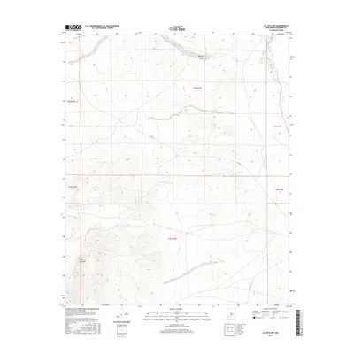 2017 Map of La Joya NW, 2017 Print