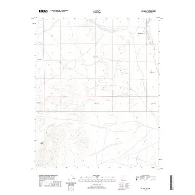 2020 Map of La Joya NW, 2020 Print