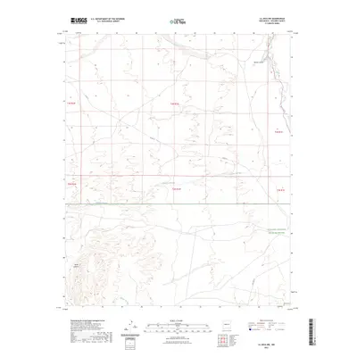 2023 Map of La Joya NW, 2023 Print