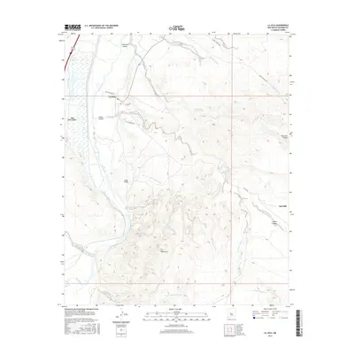 2017 Map of La Joya, 2017 Print