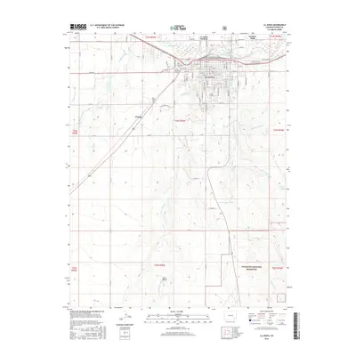 2016 Map of La Junta, 2016 Print