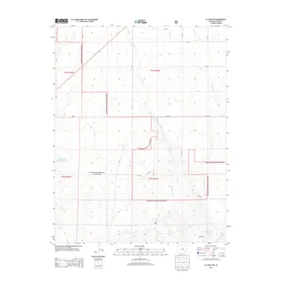 2013 Map of La Junta SW, 2013 Print