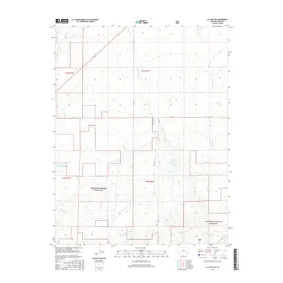2016 Map of La Junta SW, 2016 Print