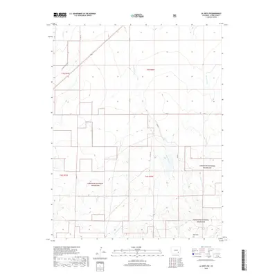 2019 Map of La Junta SW, 2019 Print