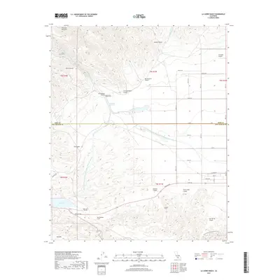2018 Map of La Liebre Ranch, 2018 Print