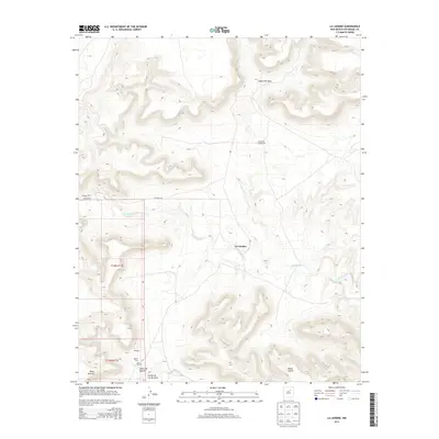 2013 Map of La Liendre, 2013 Print