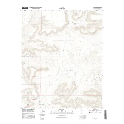 2017 Map of La Liendre, 2017 Print