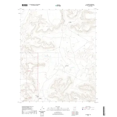 2020 Map of La Liendre, 2020 Print