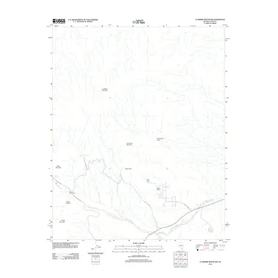2012 Map of La Madre Mountain, 2012 Print