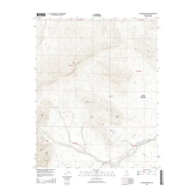 2015 Map of La Madre Mountain, 2015 Print