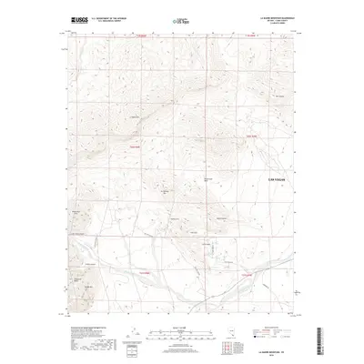 2018 Map of La Madre Mountain, 2018 Print