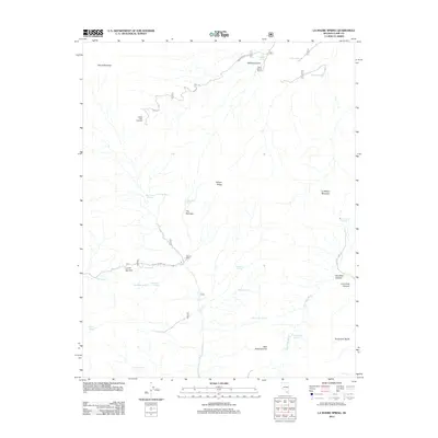 2012 Map of La Madre Spring, 2012 Print
