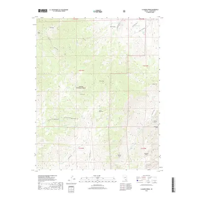 2018 Map of La Madre Spring, 2018 Print