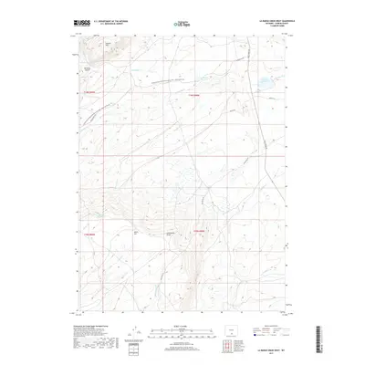 2017 Map of La Marsh Creek West, 2017 Print
