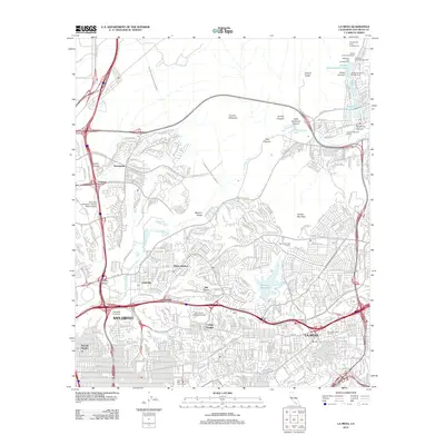 2012 Map of La Mesa, 2012 Print