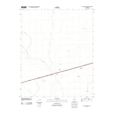 2010 Map of La Mesita Negra, 2010 Print