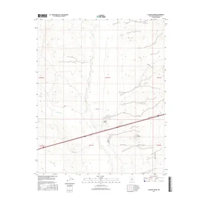 2017 Map of La Mesita Negra, 2017 Print