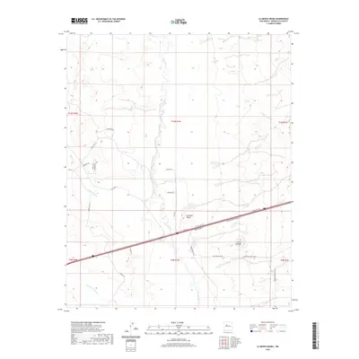 2020 Map of La Mesita Negra, 2020 Print
