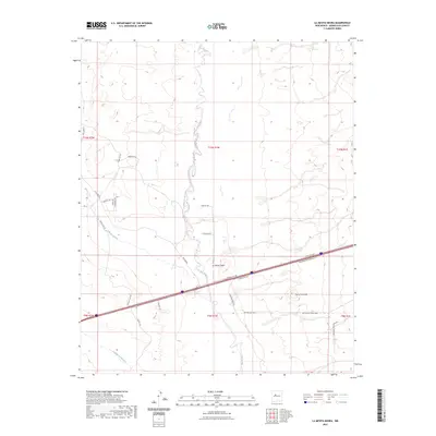 2023 Map of La Mesita Negra, 2023 Print