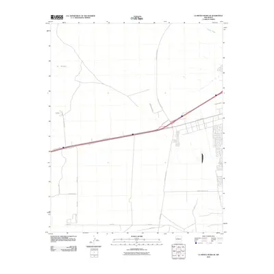 2010 Map of La Mesita Negra SE, 2010 Print