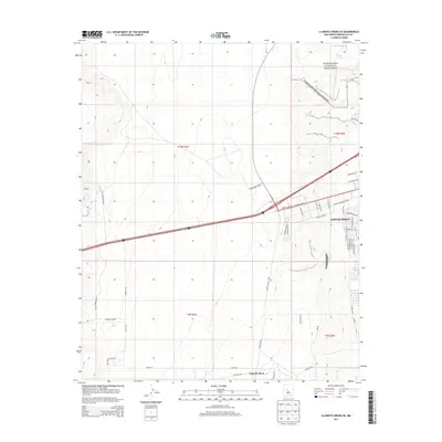 2013 Map of La Mesita Negra SE, 2013 Print