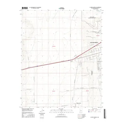 2017 Map of La Mesita Negra SE, 2017 Print