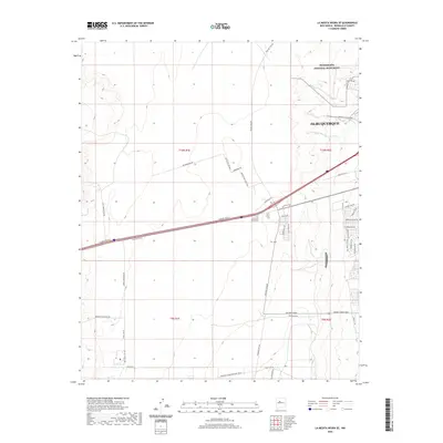 2020 Map of La Mesita Negra SE, 2020 Print