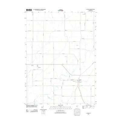 2012 Map of La Moille, 2012 Print