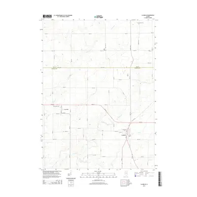 2015 Map of La Moille, 2015 Print