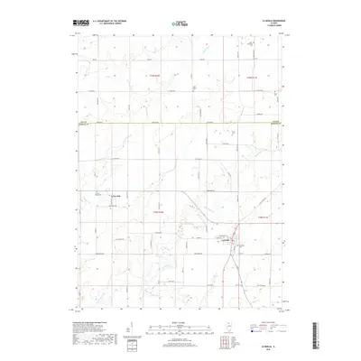 2018 Map of La Moille, 2018 Print