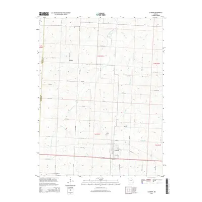 2015 Map of La Monte, 2015 Print