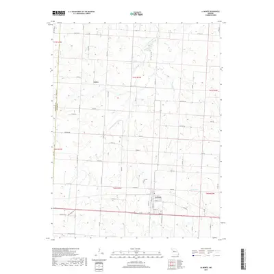 2017 Map of La Monte, 2017 Print