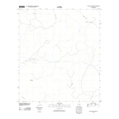 2010 Map of La Mota Mountain, 2010 Print