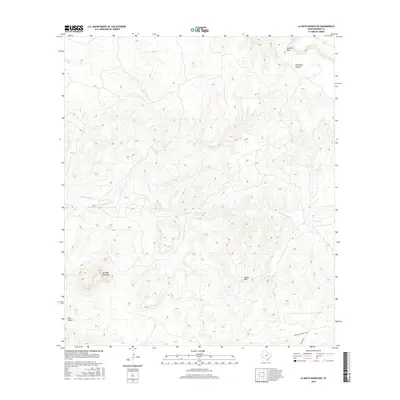 2016 Map of La Mota Mountain, 2016 Print