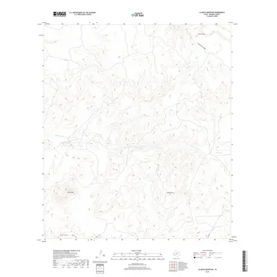 2019 Map of La Mota Mountain, 2019 Print