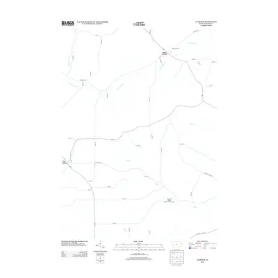 2013 Map of La Motte, 2013 Print