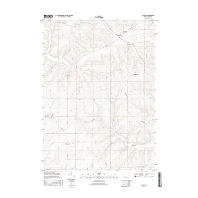 2015 Map of La Motte, 2015 Print