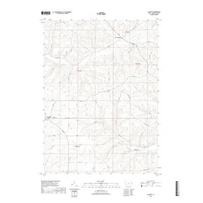 2018 Map of La Motte, 2018 Print