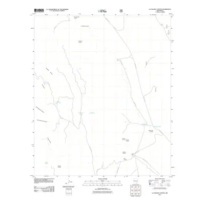 2011 Map of La Paloma Canyon, 2011 Print